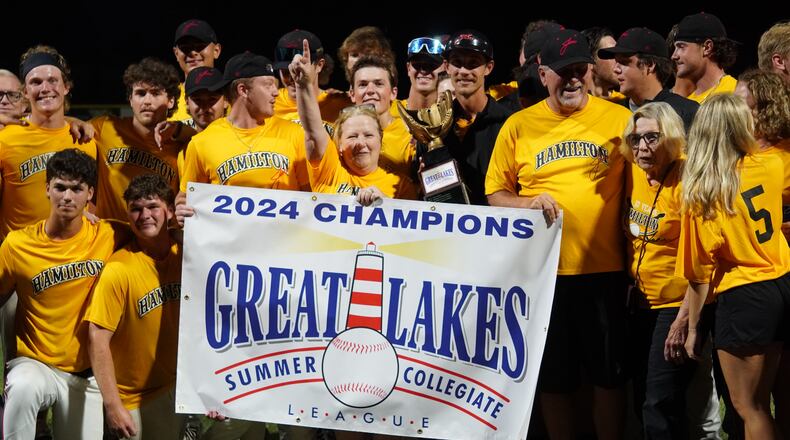 The Hamilton Joes won their fifth Great Lakes Summer Collegiate League championship this week at Foundation Field. Chris Vogt/CONTRIBUTED