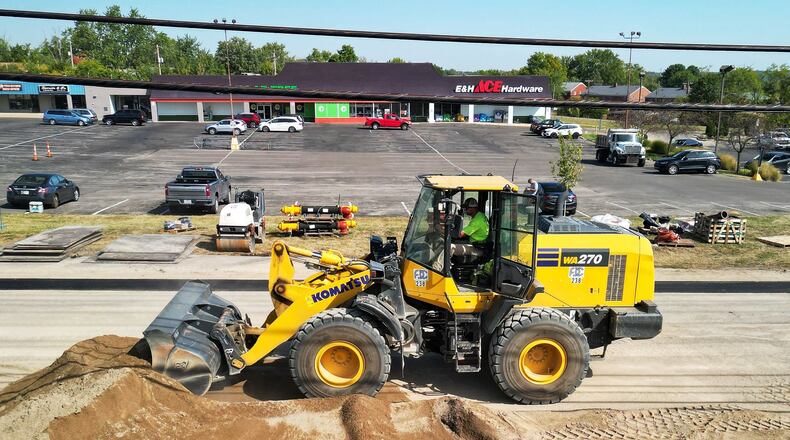 The $5.1 million Millville Avenue construction project started in June 2024. NICK GRAHAM/STAFF