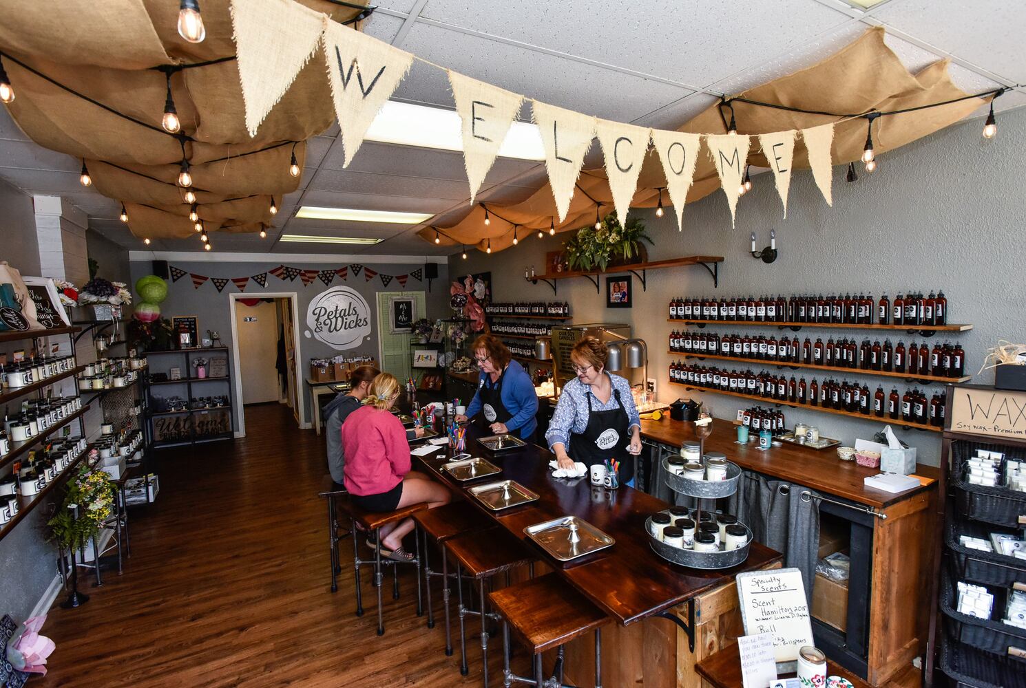 Petals & Wicks on Main Street in Hamilton expanding