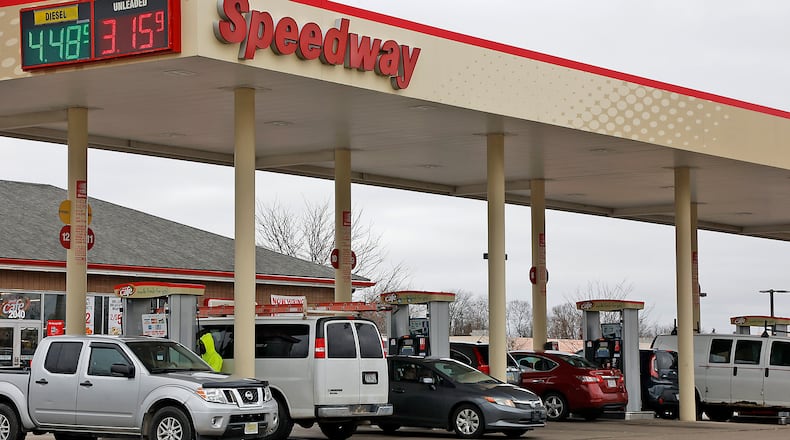 A Speedway gas station on Bechtle Avenue in Springfield. BILL LACKEY/STAFF