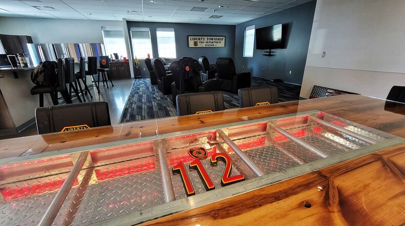 Liberty Township fire department has moved in to their station 112 building on Princeton Road. The new station replaces the original station 112 built in 1974. NICK GRAHAM / STAFF