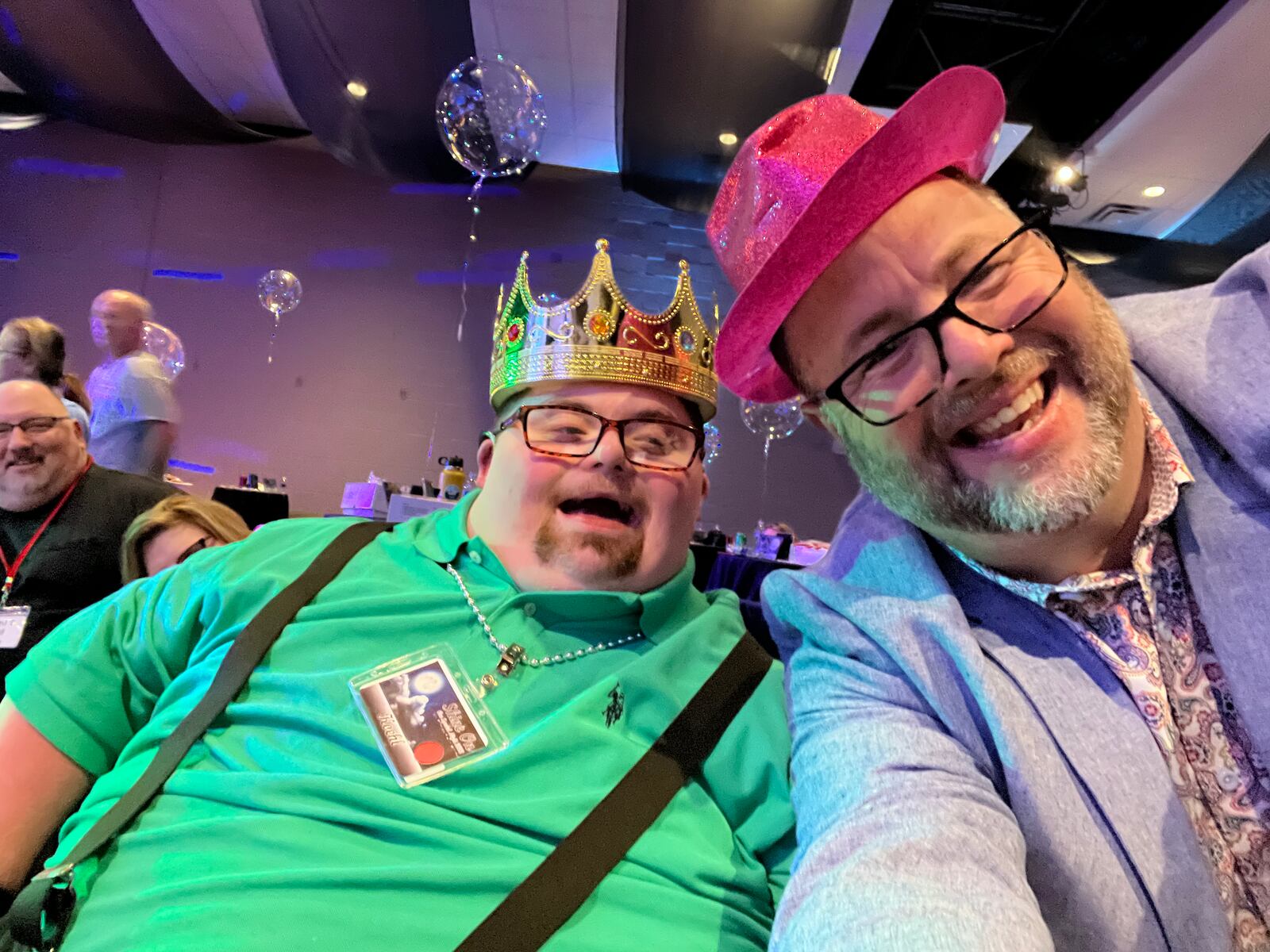 Christian "Koehl" Meyer, left, attended this year's "One Special Night" at Berachah Church in Middletown where Lamar Ferrell is pastor. SUBMITTED