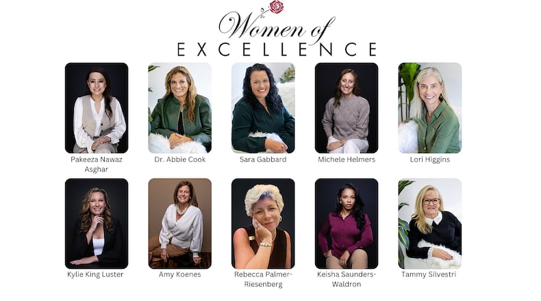 Ten women have been selected Women of Excellence by the West Chester/Liberty Chamber Alliance and will be honored during at Friday night dinner at the Cincinnati Marriott North in West Chester Twp. CONTRIBUTED