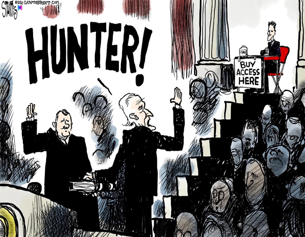 Week in cartoons: The final debate, Jeffrey Toobin and more