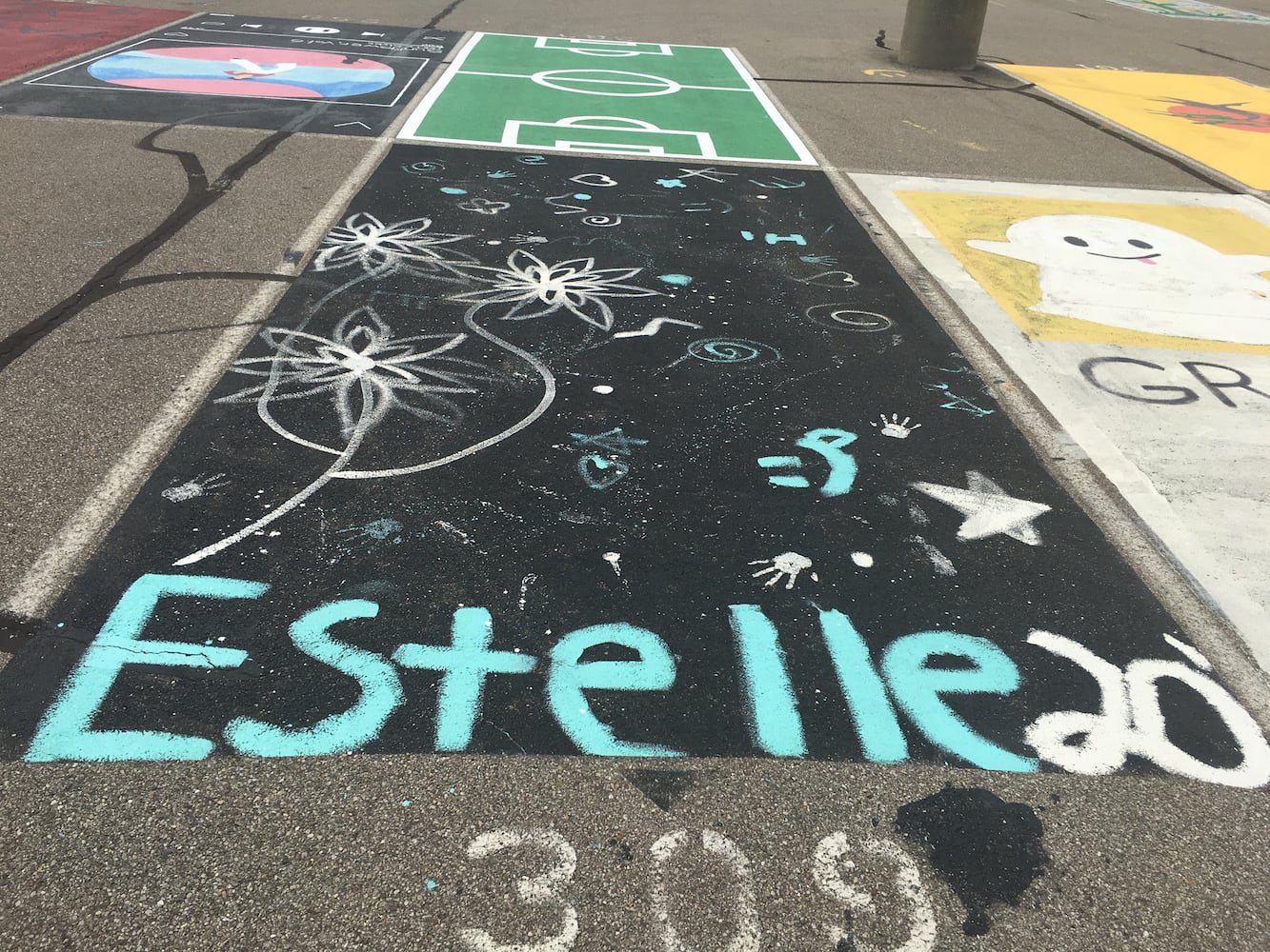 Lakota West High School parking lot spaces