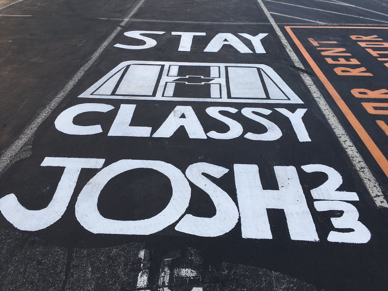 Ross senior parking lot spaces