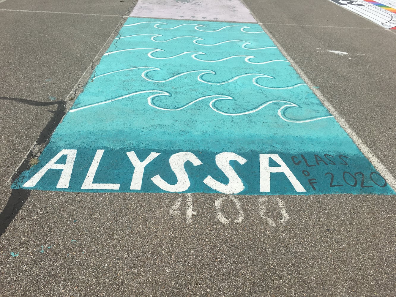 Lakota West High School parking lot spaces