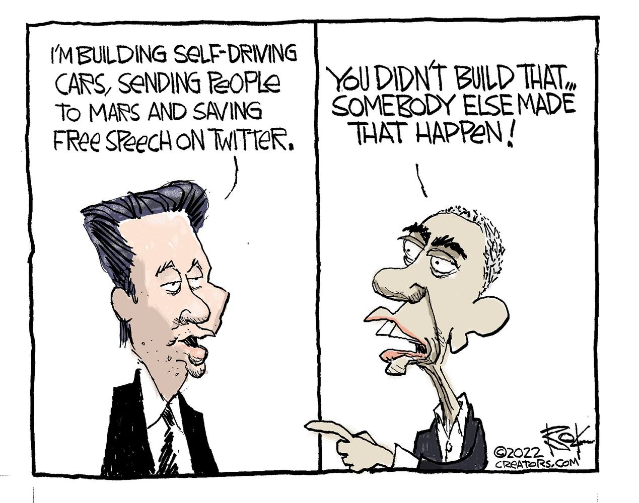 WEEK IN CARTOONS: Elon Musk and Twitter, Disney and more