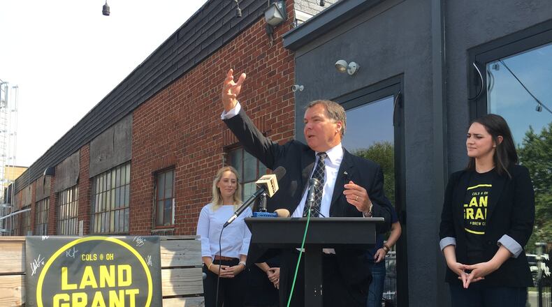 State Sen. Bill Coley, R-West Chester, is pushing a bill to let restaurant owners decide whether to allow dogs on outdoor areas.