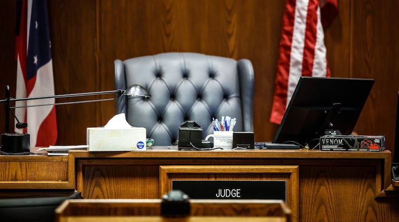 Montgomery County Common Pleas Courtroom. JIM NOELKER/STAFF FILE