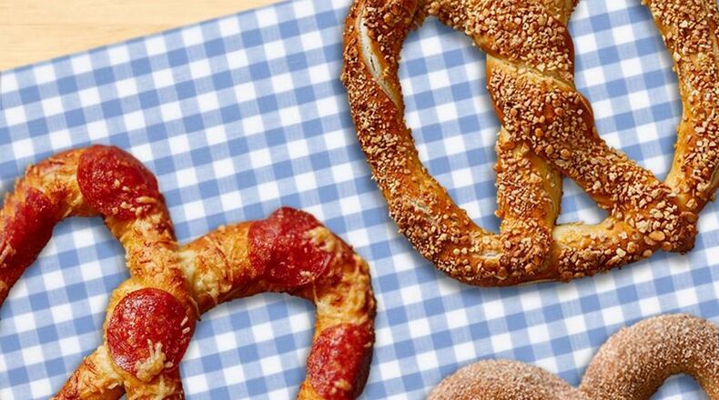 Auntie Anne's pretzel shop has signed a lease at The Greene and will open on the town square as early as this summer. Photo from Auntie Anne's Facebook page