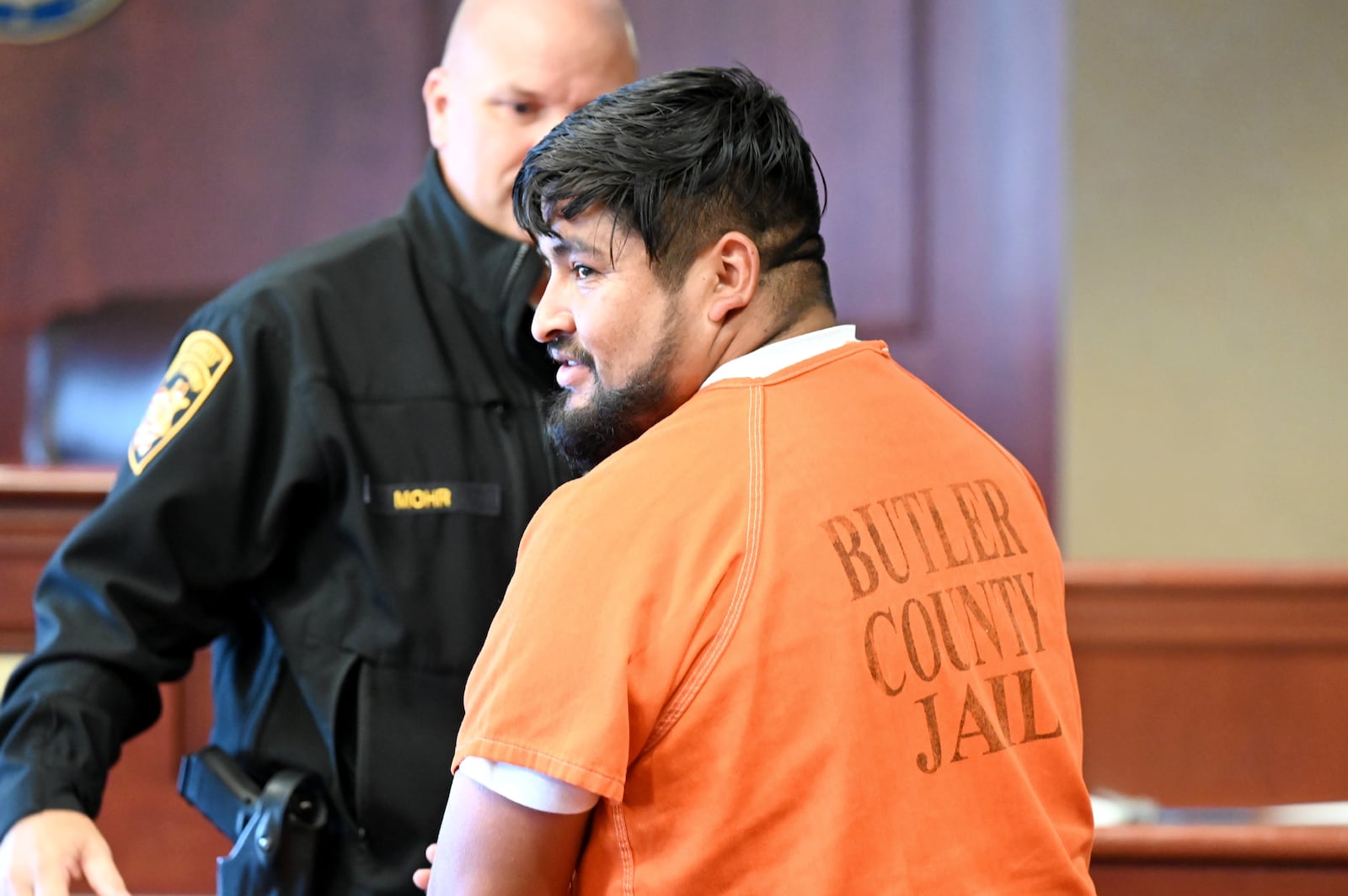 Jose Ramirez Hernandez, of Cincinnati, was indicted on six charges of felonious assault connected to a June 8, 2025, shooting at Sabor Peruano, a nightclub and restaurant on Dixie Highway in Fairfield. MICHAEL D. PITMAN/STAFF