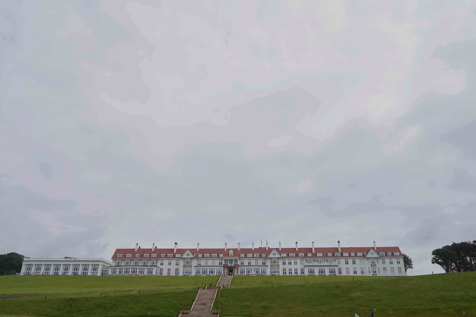 A general view of the Trump Turnberry golf course in Turnberry, Scotland, Wednesday, July 23, 2025, President Trump is expected to visit Scotland in the next few day.(AP Photo/Alastair Grant)