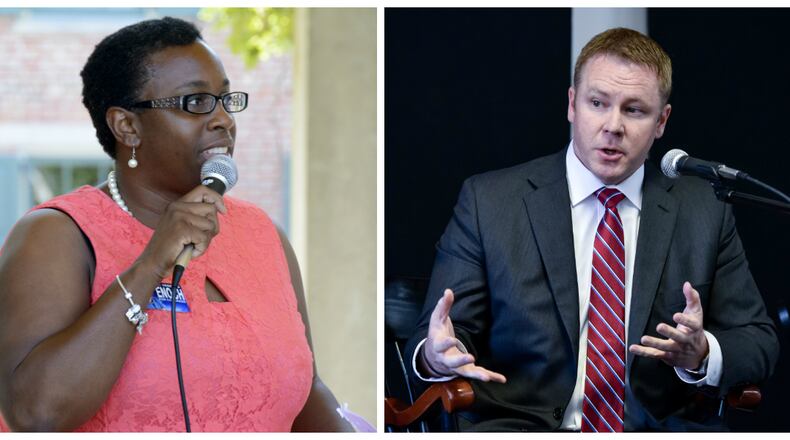 Congressman Warren Davidson, R-Troy, and Vanessa Enoch, a West Chester Twp. Democrat, will debate at 7 p.m. Oct. 18 at the Miami Regionals Hamilton campus.
