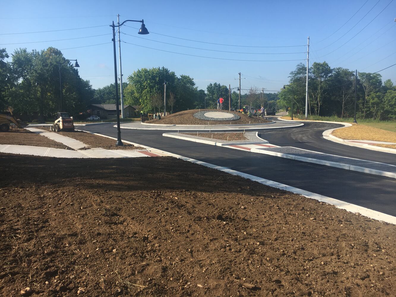 PHOTOS: Fairfield’s first modern roundabout construction progression