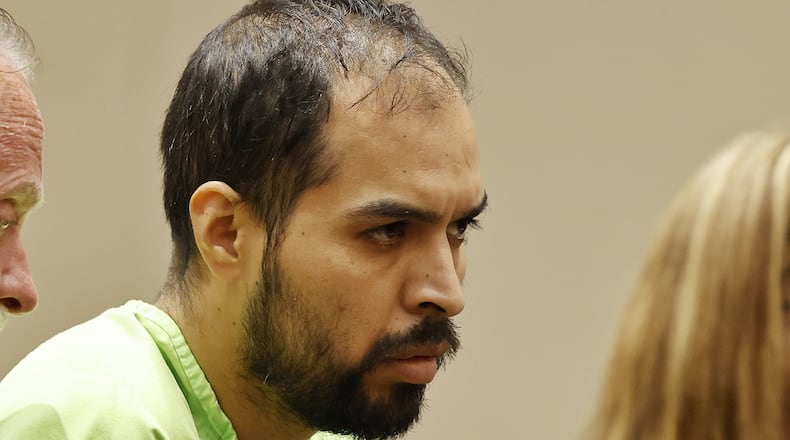 Rodolfo Molina-Hernandez appeared in Fairfield Municipal Court on an aggravated menacing charge Monday, June 13, 2022. He was shot by a Fairfield police officer in the afternoon of June 5, 2022, in the 3300 block of Port Union Road. NICK GRAHAM/STAFF