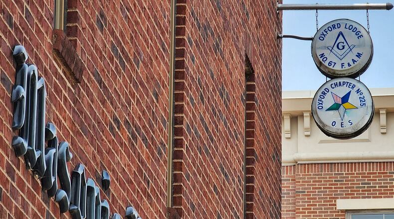 Masonic Lodge in Oxford turning 200 years old. They will have an event that will raise funds for a new playground at Kramer Elementary. NICK GRAHAM/STAFF
