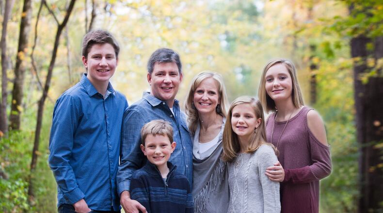 Chris Johnson and his family. CONTRIBUTED.