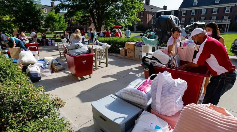 Miami University move-in day