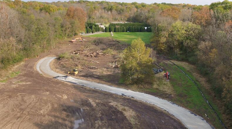 The Spring Valley Wildlife Area Shooting Range was closed on October 1st for improvements and a rebuilding of the gun and archery ranges. A new entrance and road are being built off Houston Road. The work is expected to be completed in late 2019. TY GREENLEES / STAFF