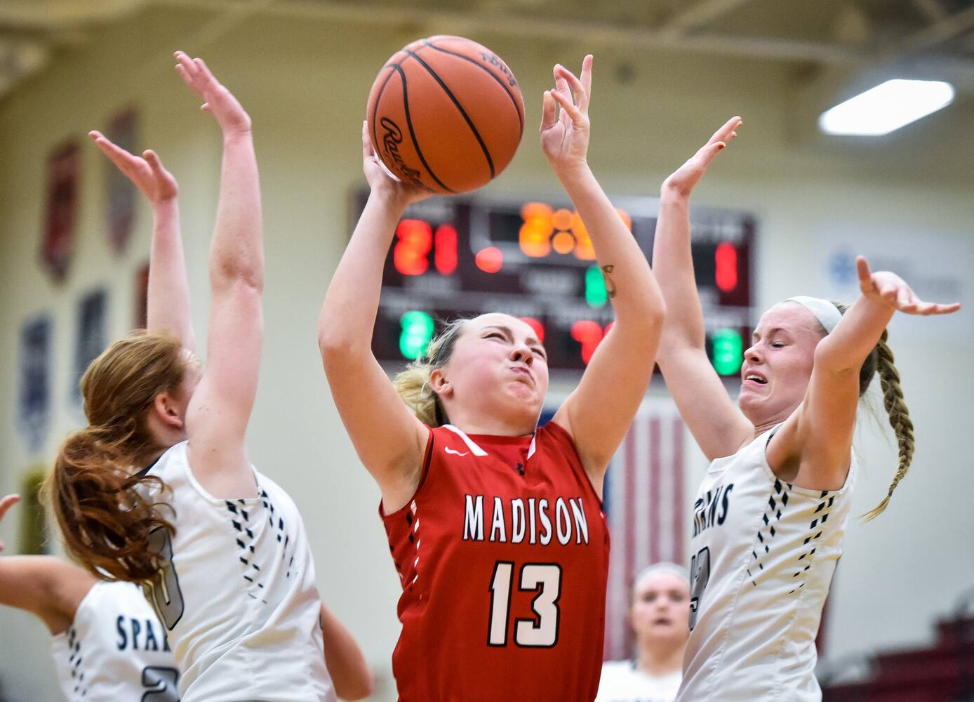 Madison vs Valley View girls sectional basketball