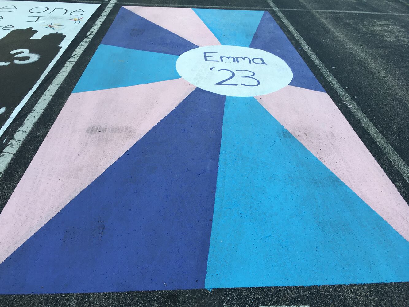 Ross senior parking lot spaces