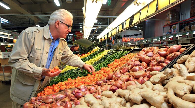 Jungle Jim’s, which has locations in Fairfield and Eastgate, has 30 openings between both of the stores, both full- and part-time, with opportunities for both entry level and professional candidates. Pictured is Jim Bonaminio, owner of Jungle Jim’s International Market. STAFF/2013
