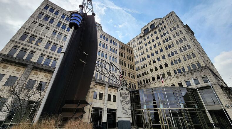 The Butler County Government Services Center is shown here. The county's three largest cities are forming a collaboration in the form of two task forces. One between Fairfield and Hamilton, and one between Middletown and Hamilton. NICK GRAHAM/FILE