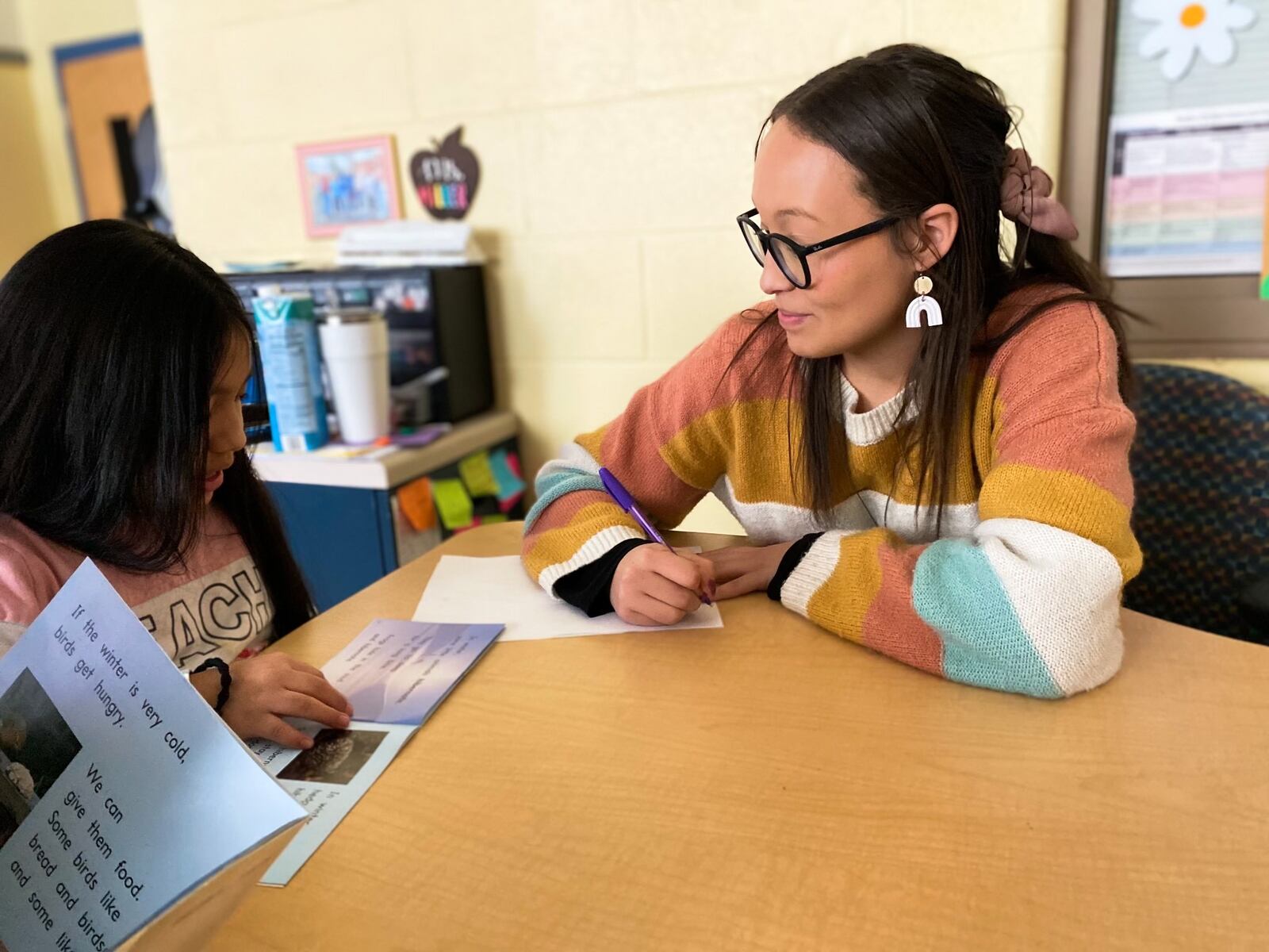 Naomi Miller, who is black, is a second-year teacher at Riverview Elementary in Hamilton. It was a pandemic-motivated change in a classroom teaching approach by Hamilton Schools that helped attract the former University of Cincinnati student to take a job with the city schools. STAFF PHOTO