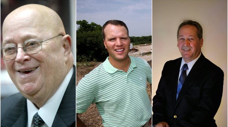 Pictured (from left) are: Fairfield Councilman-elect Ronald D’Epifanio, Fairfield Councilman Chad Oberson and Fairfield Councilman Bill Woeste