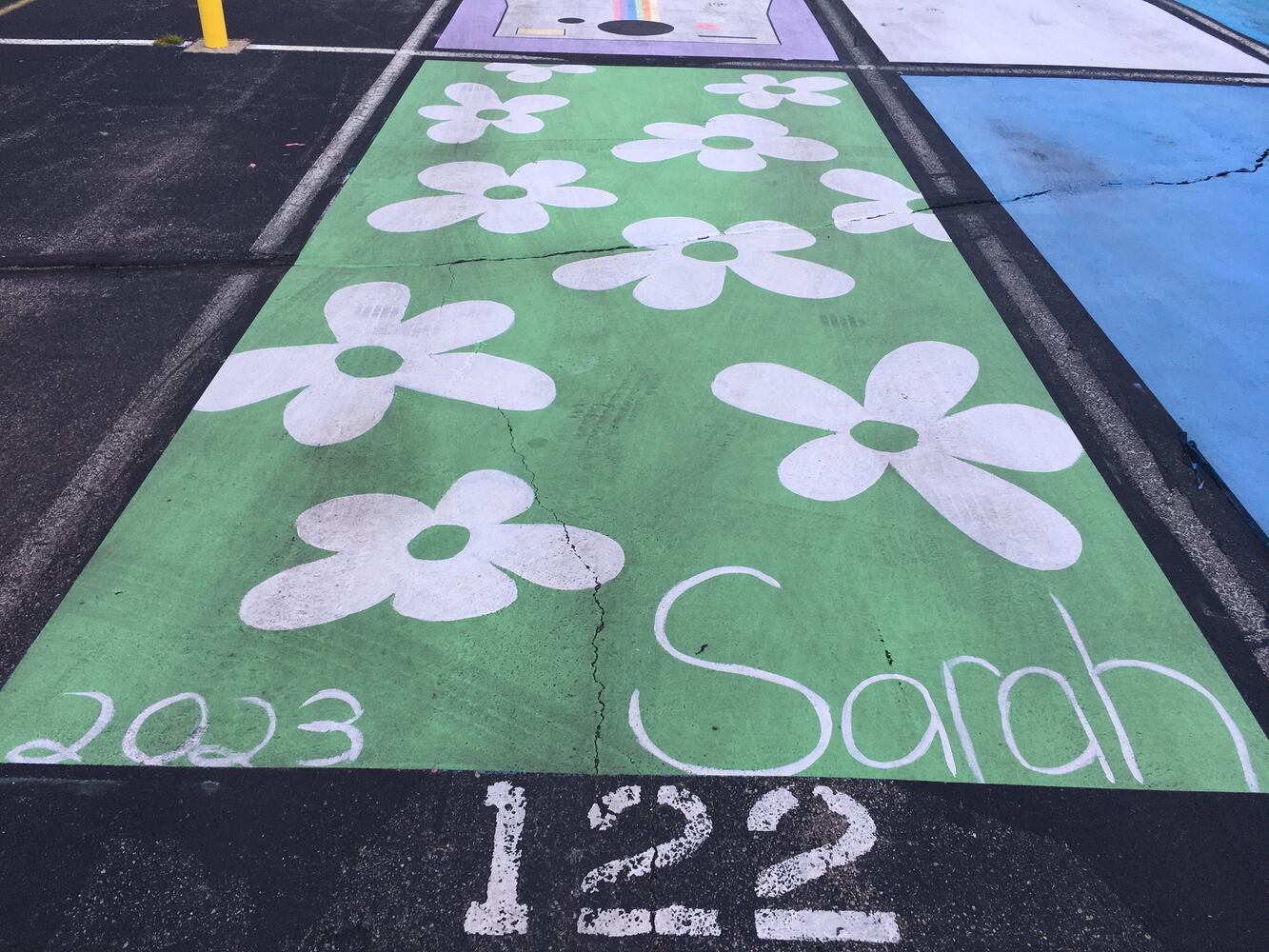 Ross senior parking lot spaces