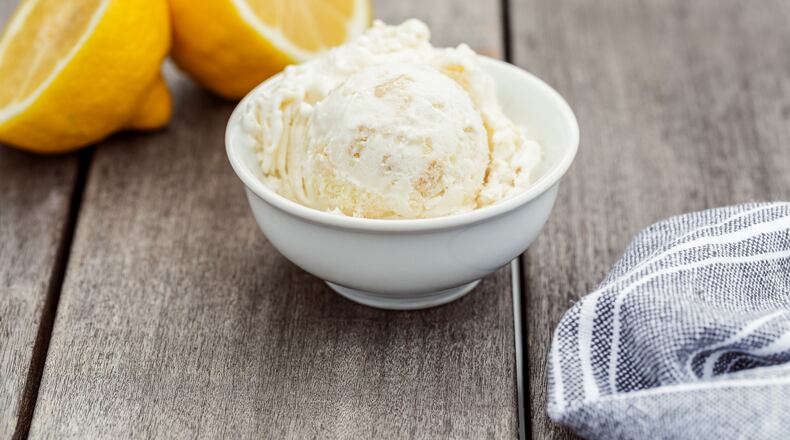 Graeter’s Ice Cream is continuing its introduction of bonus flavors with Lemon Meringue Pie now available in Dayton-area scoop shops and online (CONTRIBUTED PHOTO).