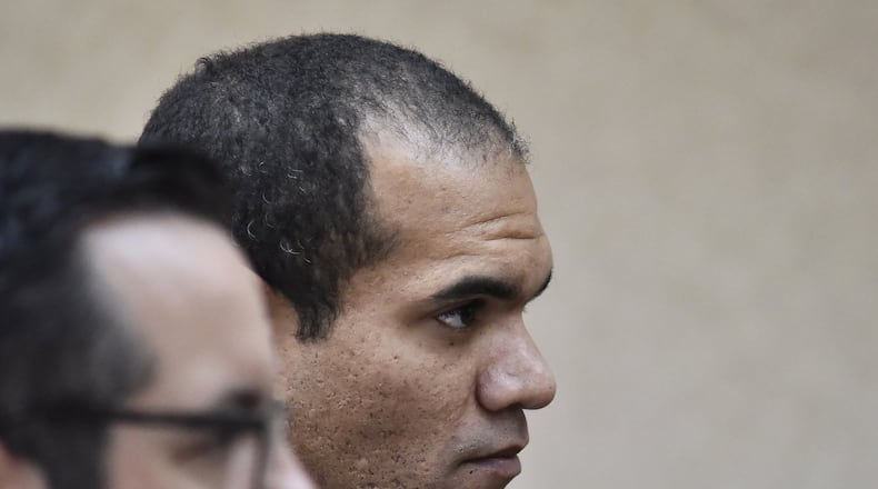 Justin Kornhaus of West Chester, a former Butler County Clerk of Courts employee, pleaded guilty to theft in office Thursday, Jan. 23, 2020 in Butler County common Pleas court in Hamilton. NICK GRAHAM / STAFF