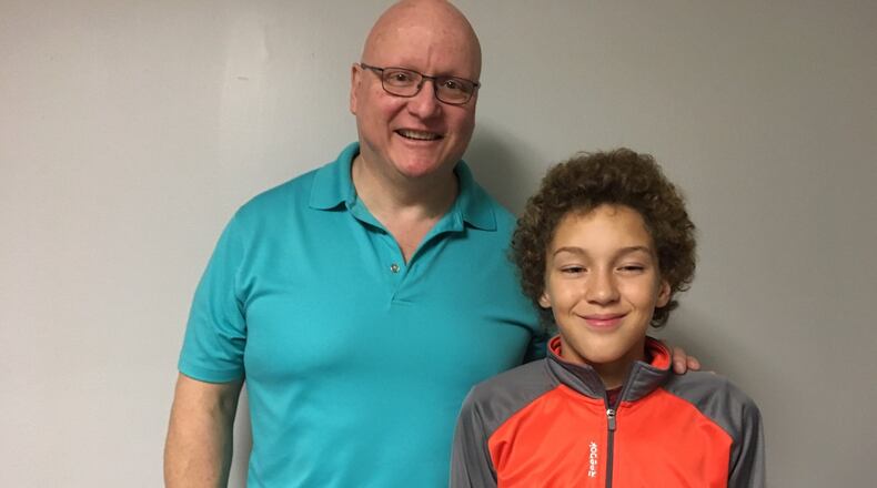 Big Brother Jim Bennett and his Little Brother Jamason, who have been matched since 2014 in Warren County.