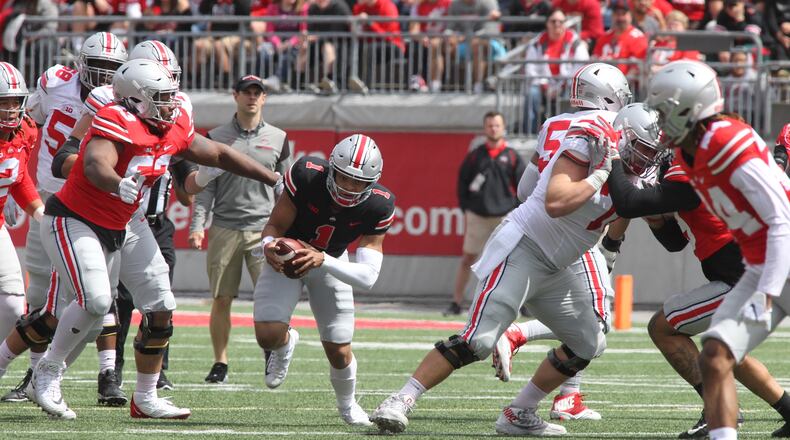 Ohio State spring game on Saturday, April 13, 2019, at Ohio Stadium in Columbus.