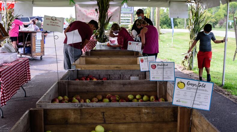 The All About Apples Weekend at Hidden Valley Orchards, located at 474 North, OH-48 in Lebanon, was held last September.  TOM GILLIAM/CONTRIBUTING PHOTOGRAPHER