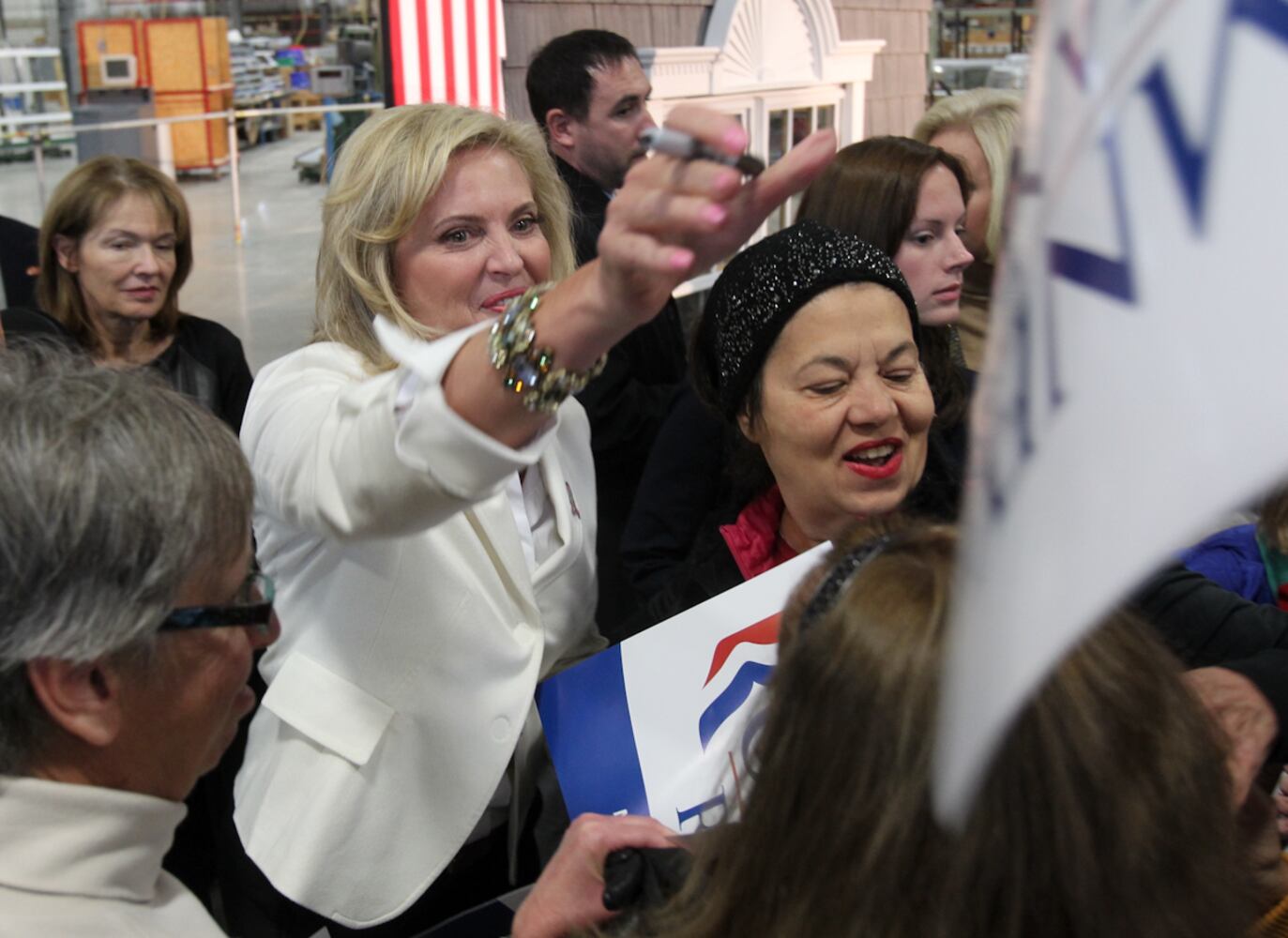 Ann Romney in Hamilton