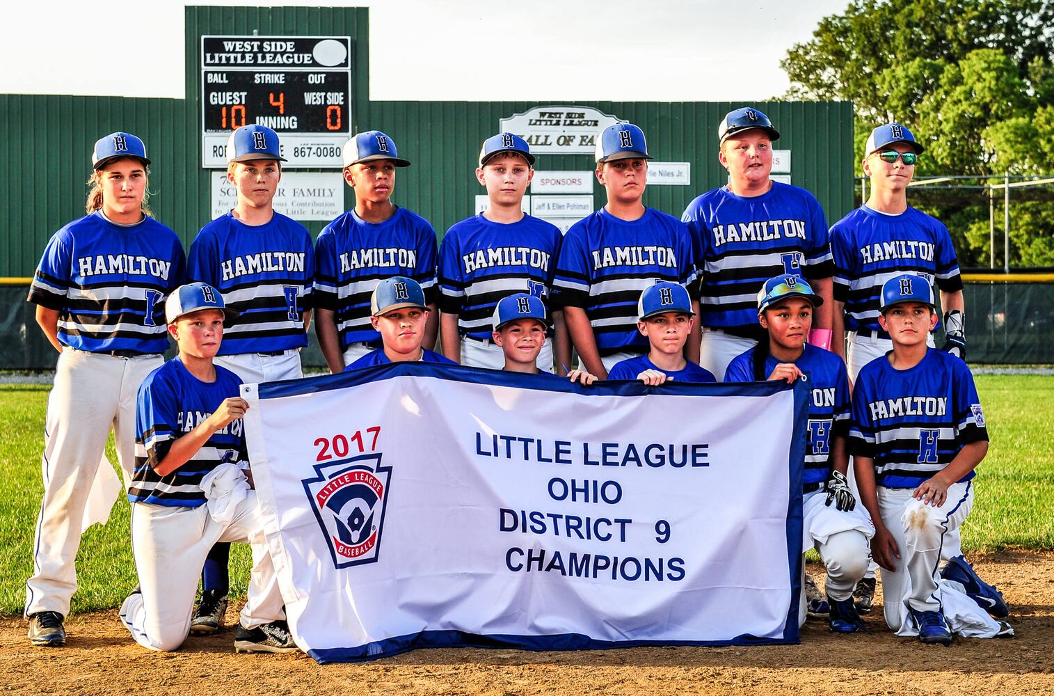 Hamilton West Side vs Lebanon Little League