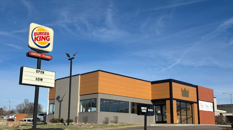 Burger King on Breiel Boulevard in Middletown fully reopened Tuesday following a month of renovations. BRYN DIPPOLD/STAFF