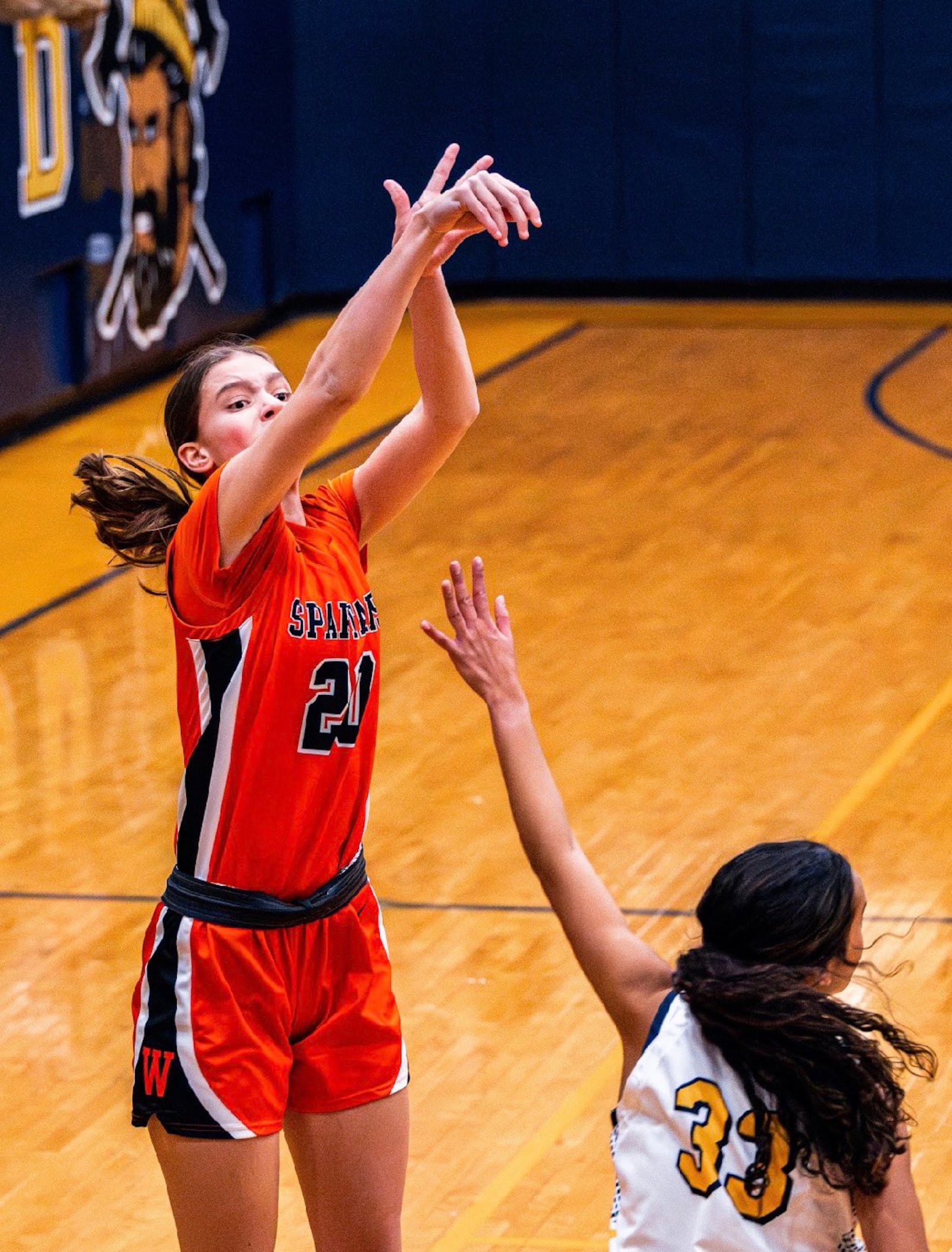 Waynesville’s Maddie Kolaczkowski puts up a shot during their game on Jan. 22, 2026 at Oakwood. ELIJAH COOK / CONTRIBUTED