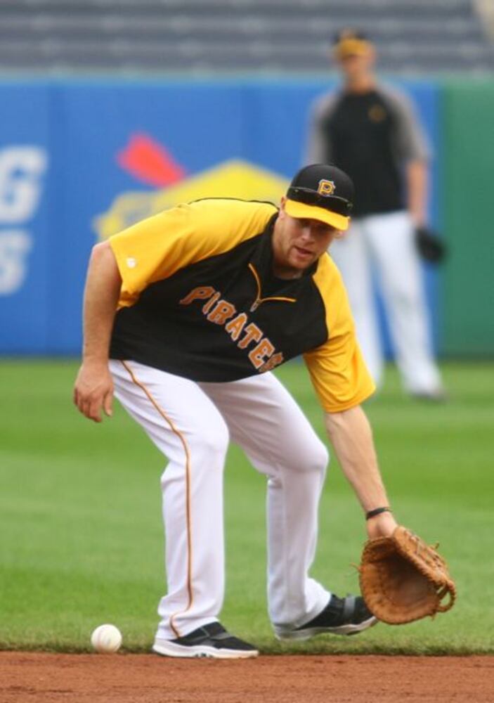Pirates and Reds work out at PNC Park
