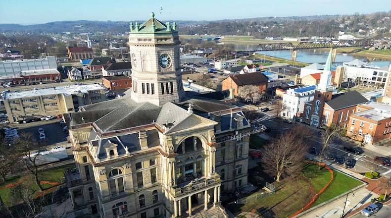 Restoration work continues on the $4 million project to make critical repairs on the iconic Butler County Historic Courthouse in downtown Hamilton.