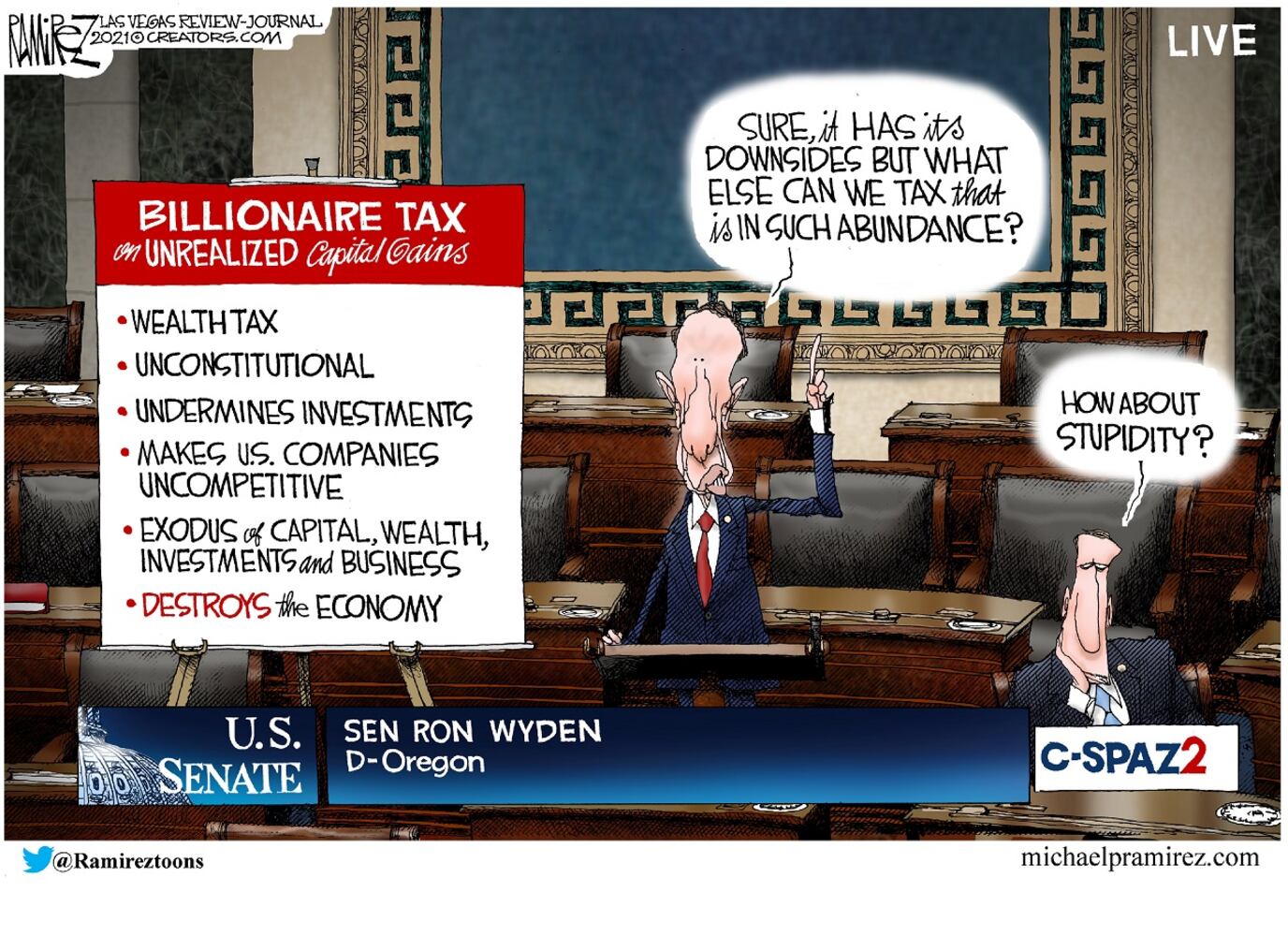 WEEK IN CARTOONS: Facebook name change, Biden’s spending plan and more