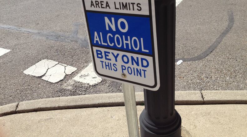 Middletown plans to expand the hours of its Designated Outdoor Refreshment Area to noon to midnight every day of the week. RICK McCRABB/STAFF