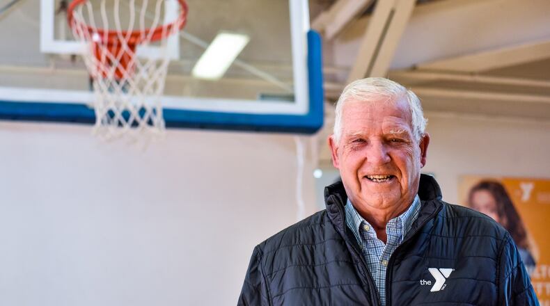 Jack Young, 89, has been a member of the Hamilton Central YMCA for 80 years. He has been a faithful visitor to the YMCA and has served in many different roles at the facility. NICK GRAHAM/STAFF