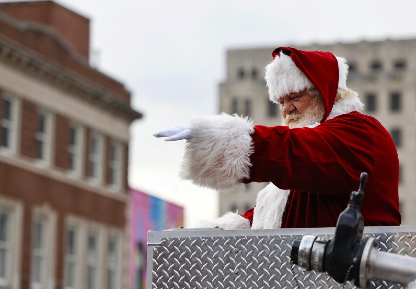 The Santa Parade rolled along Broad Street kicking off Middletown Holiday Whopla events Saturday, Nov. 27, 2021 in downtown Middletown. NICK GRAHAM / STAFF