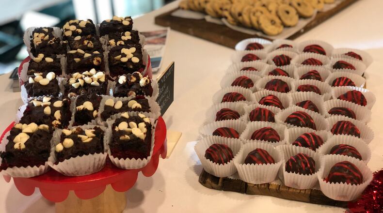 Pictures here are some of the chocolates at a previous Hamilton Rotary Chocolate Festival. The 2023 event is Feb. 3 at the Fitton Center for Creative Arts in Hamilton. CONTRIBUTED