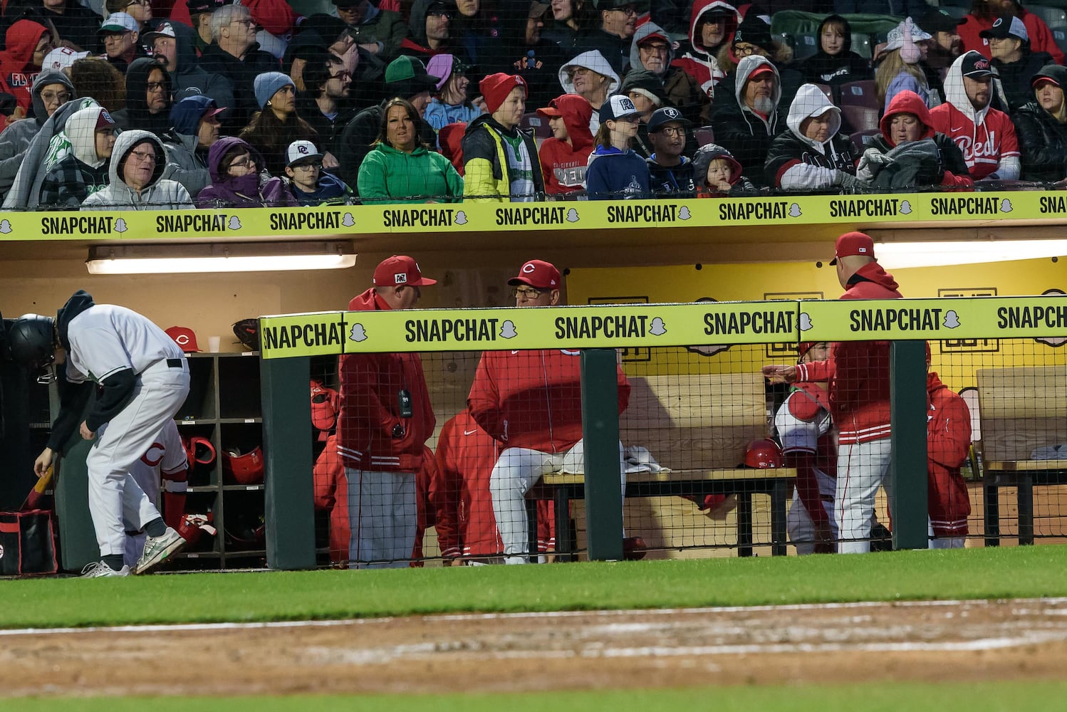 PHOTOS: Cincinnati Reds vs. Reds Top Prospects at Day Air Ballpark