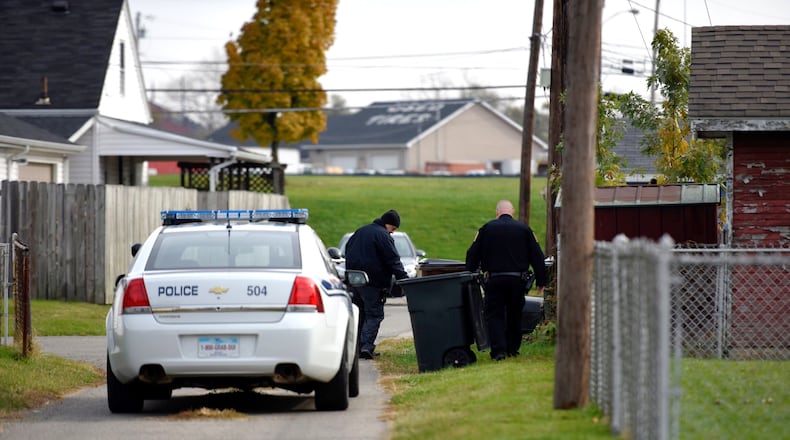 Middletown police were called to the 1500 block of Brown Street this morning on a reported shooting. Officers found a man suffering from a gunshot that is believed to be self-inflicted. NICK GRAHAM/STAFF
