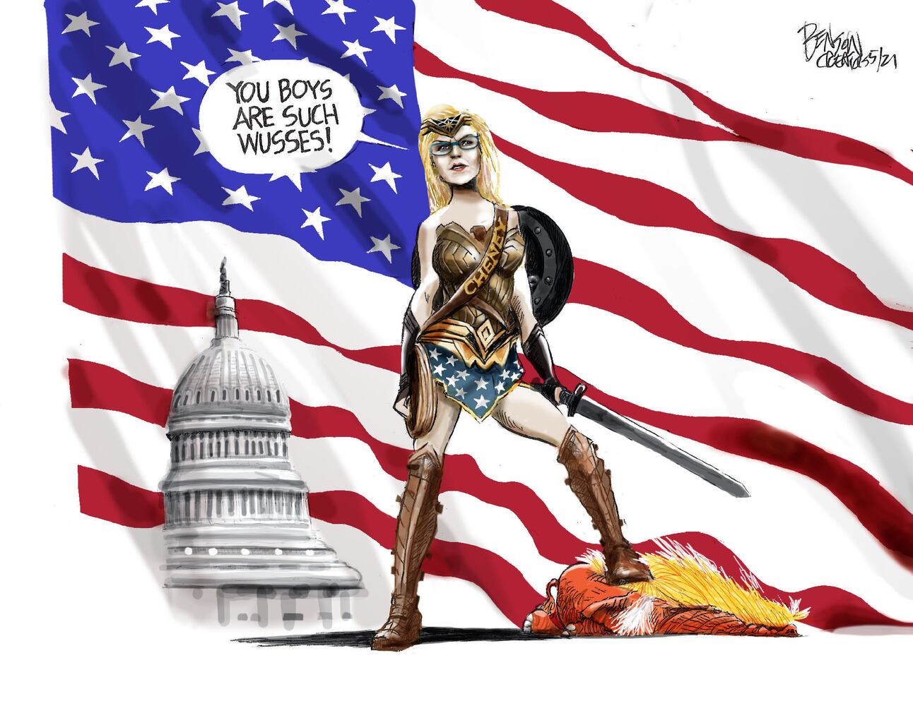 Week in cartoons: Facebook ban, pipeline ransom and more